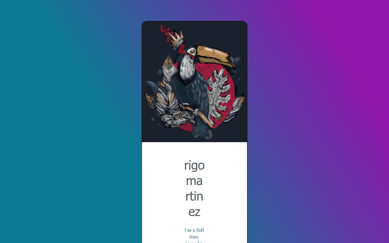 Carrd profile picture for @rigo